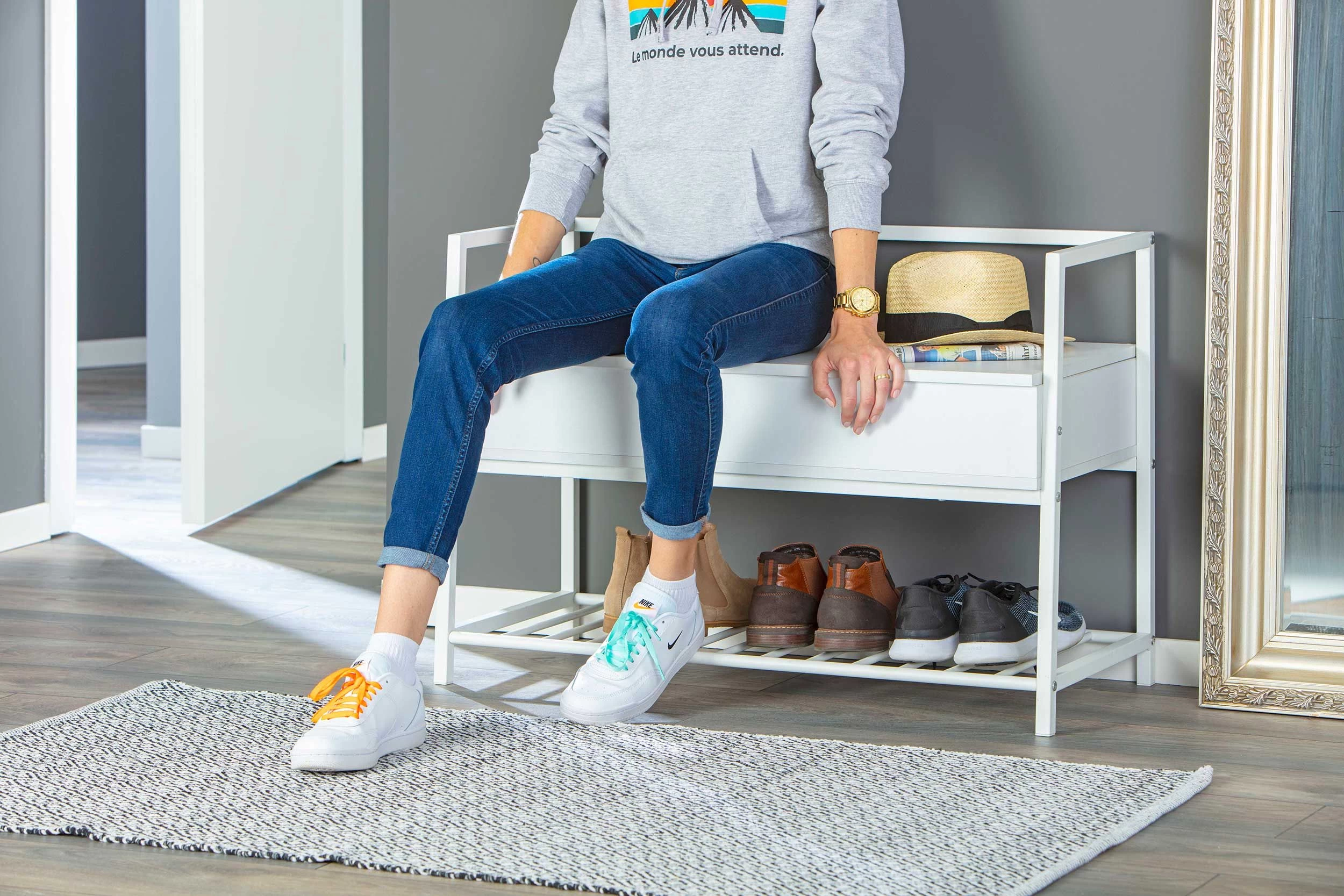 Schoenenbank Shoeplace - Wit - Afbeelding 13