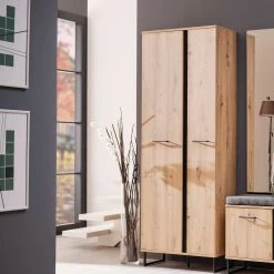 Opbergkast Hoggas 70,5cm 2 Deuren - Eik