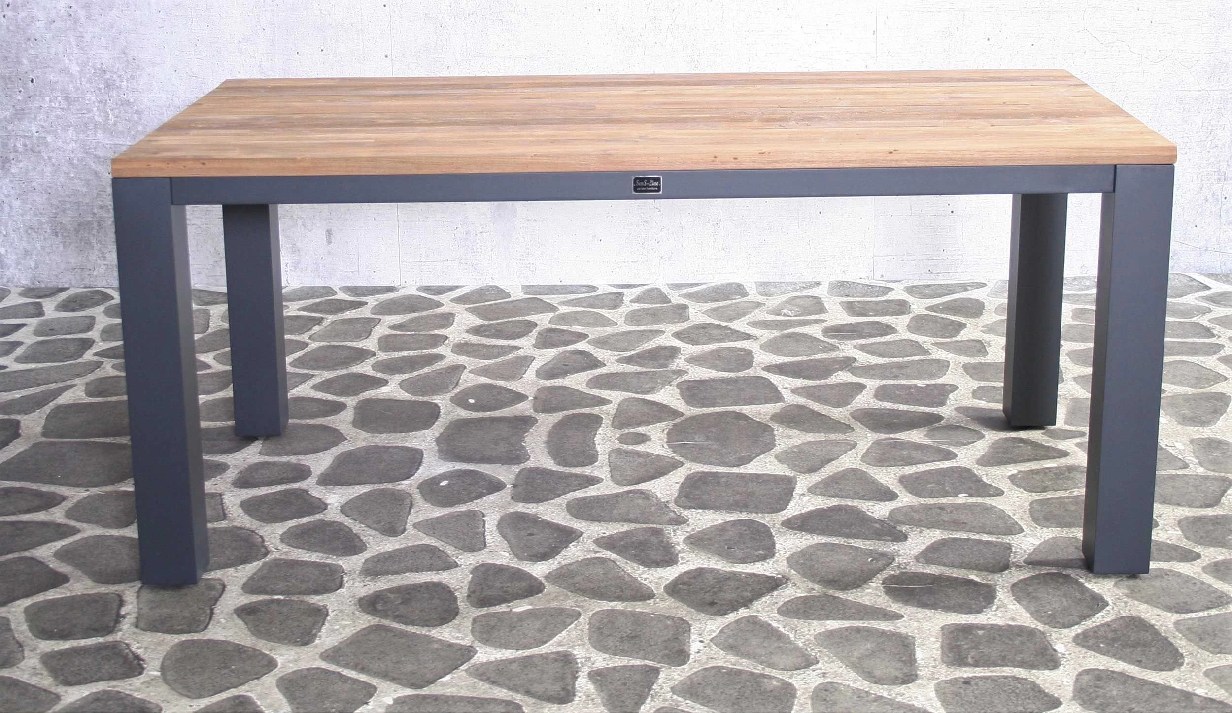 Tuintafel Bizon 180x90 - Bruin/zwart - Afbeelding 5