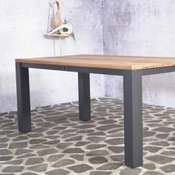 Tuintafel Bizon 240x100 - Bruin/zwart