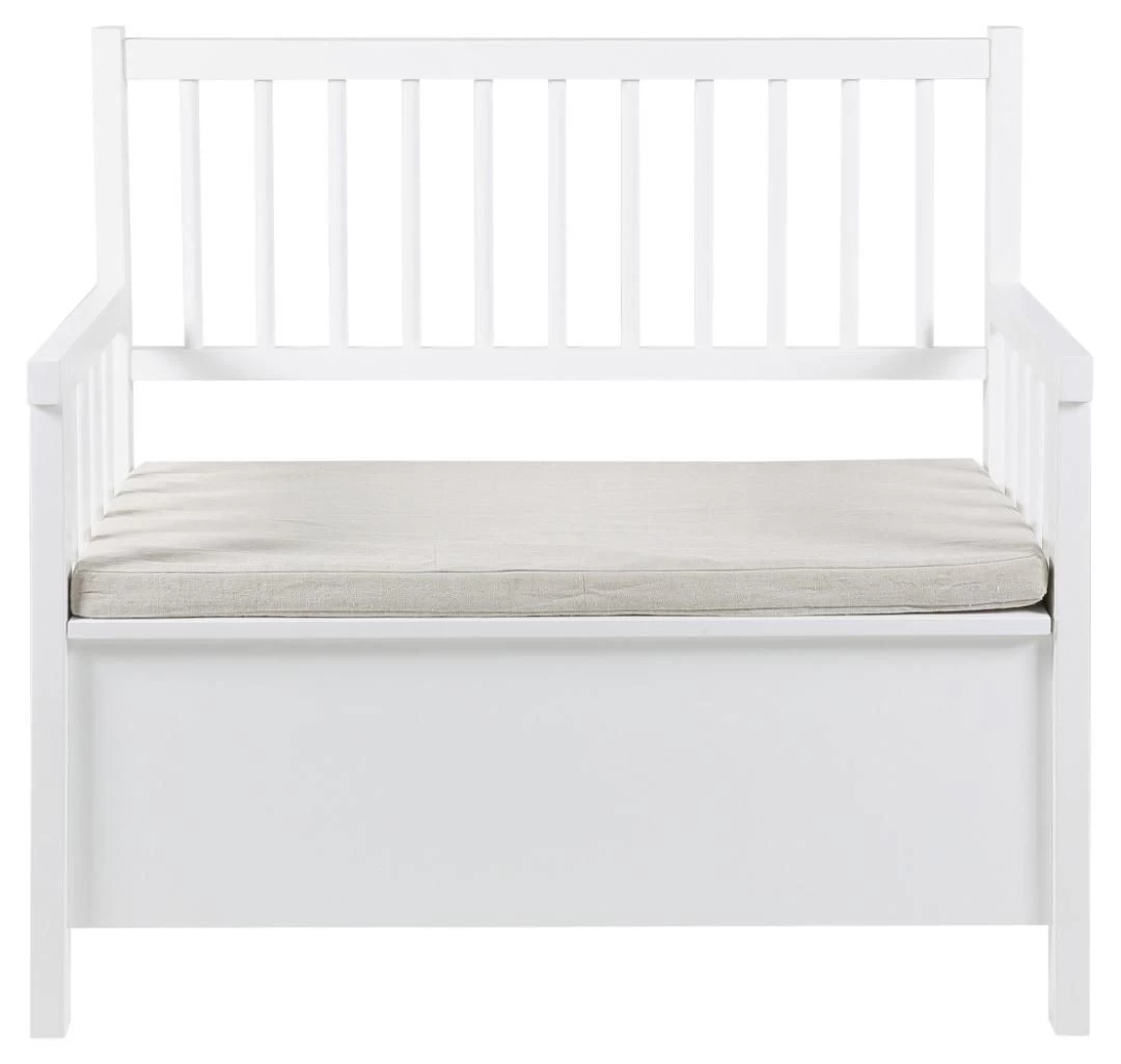 Bank Aster Met Opbergruimte - Beige/wit - Afbeelding 7