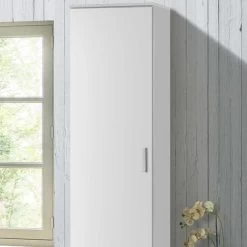 Kledingkast Darcis 1 Deur & 52cm Diep - Wit