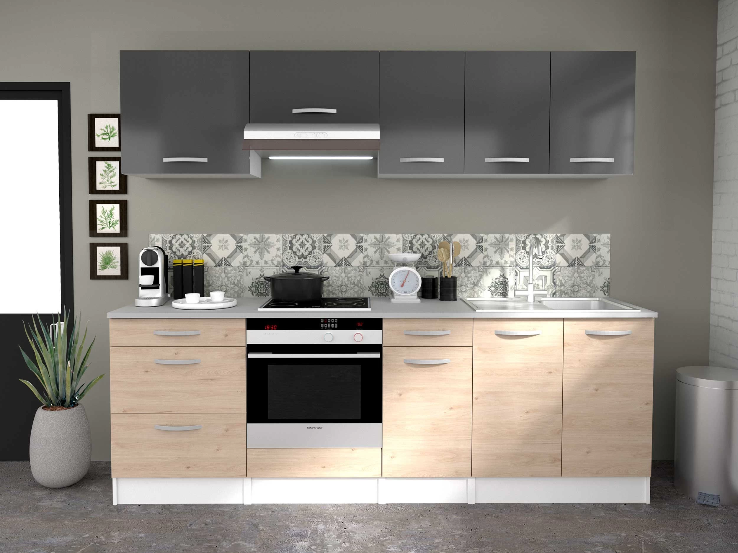 Onderkast Eko H141 X 60 - Eik - Afbeelding 2