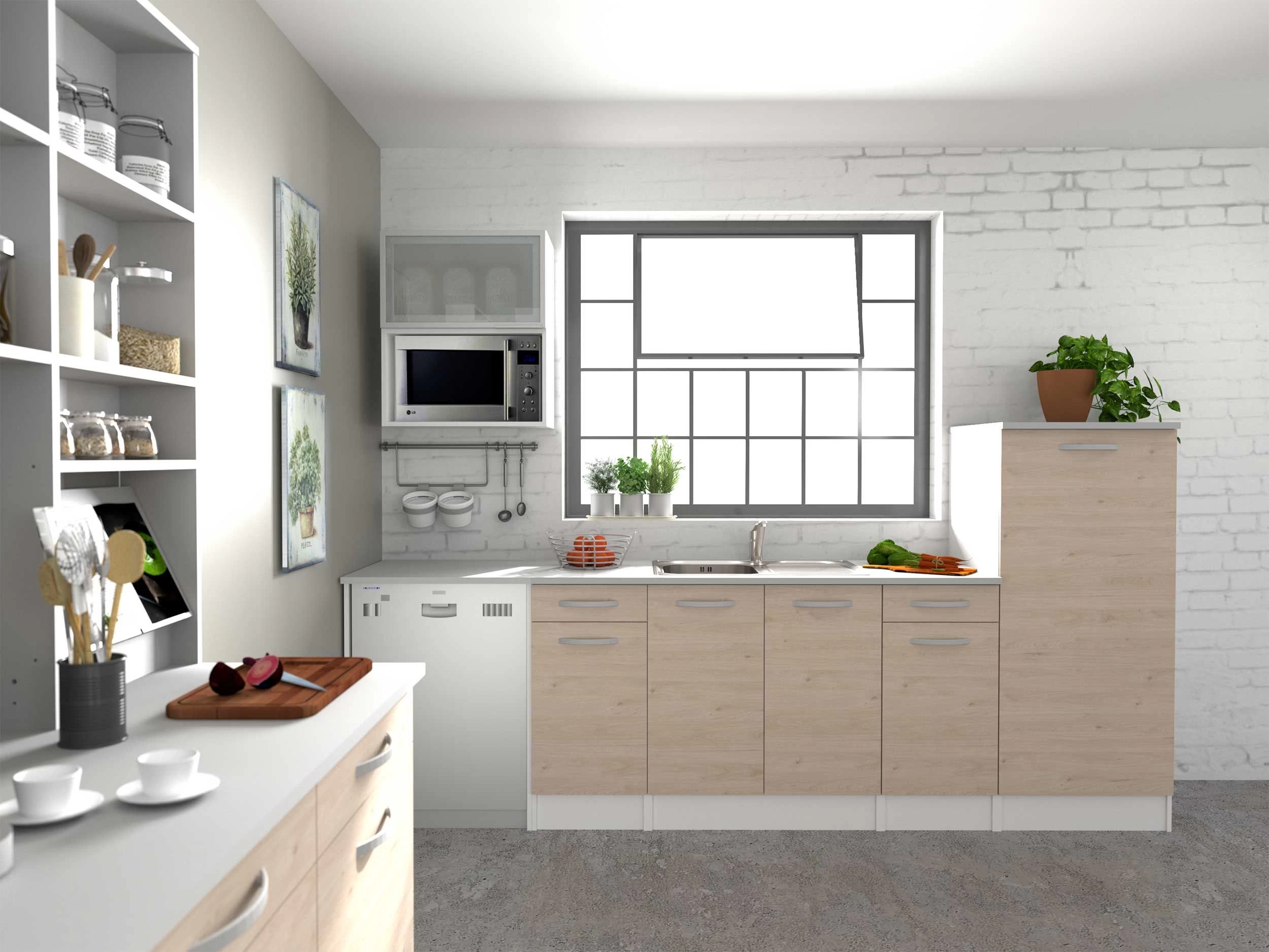 Onderkast Eko H141 X 60 - Eik - Afbeelding 4