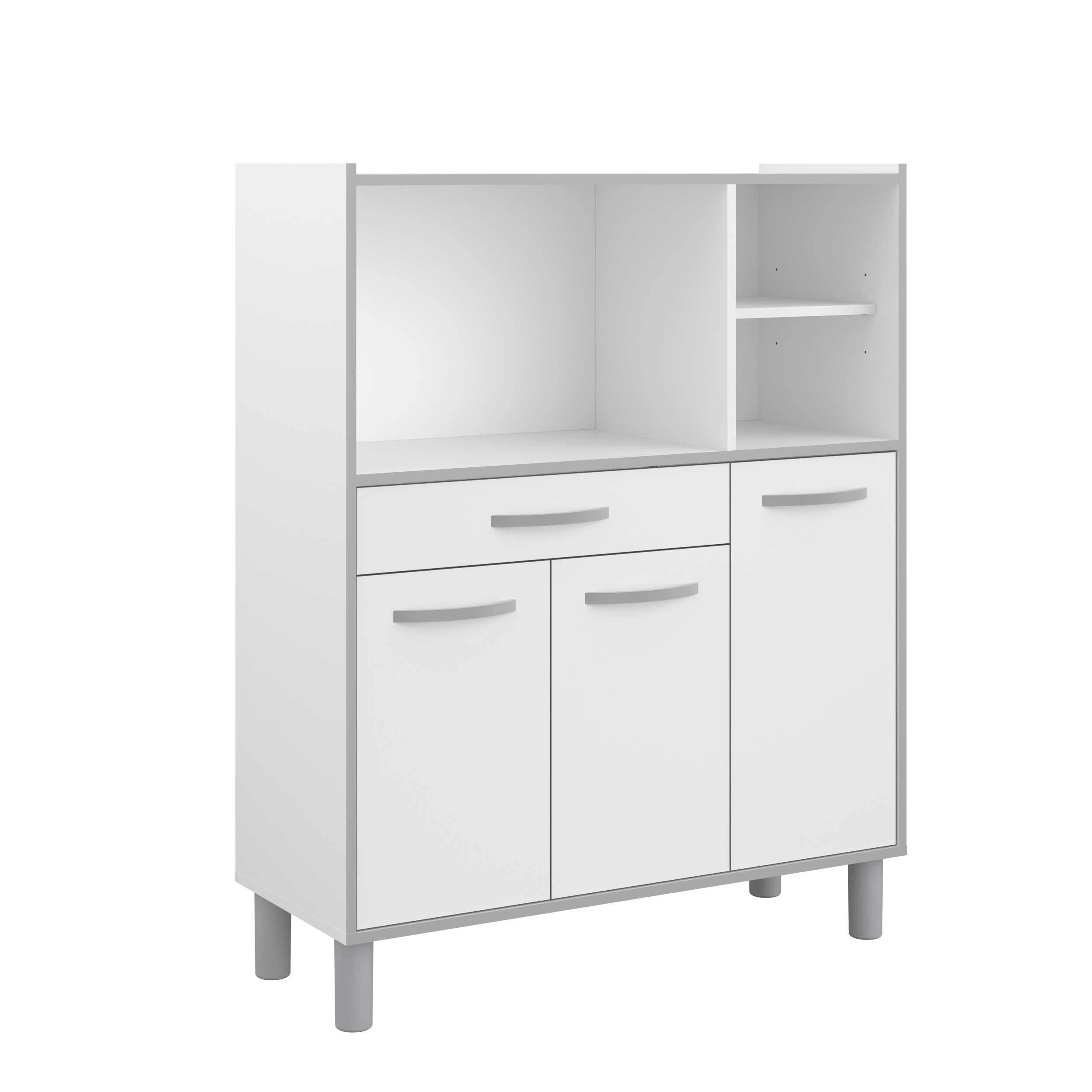 Keukenkast Easy 101cm, 3 Deuren & 1 Lade - Wit - Afbeelding 9