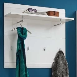 Kapstokpaneel Allan H90 - Wit