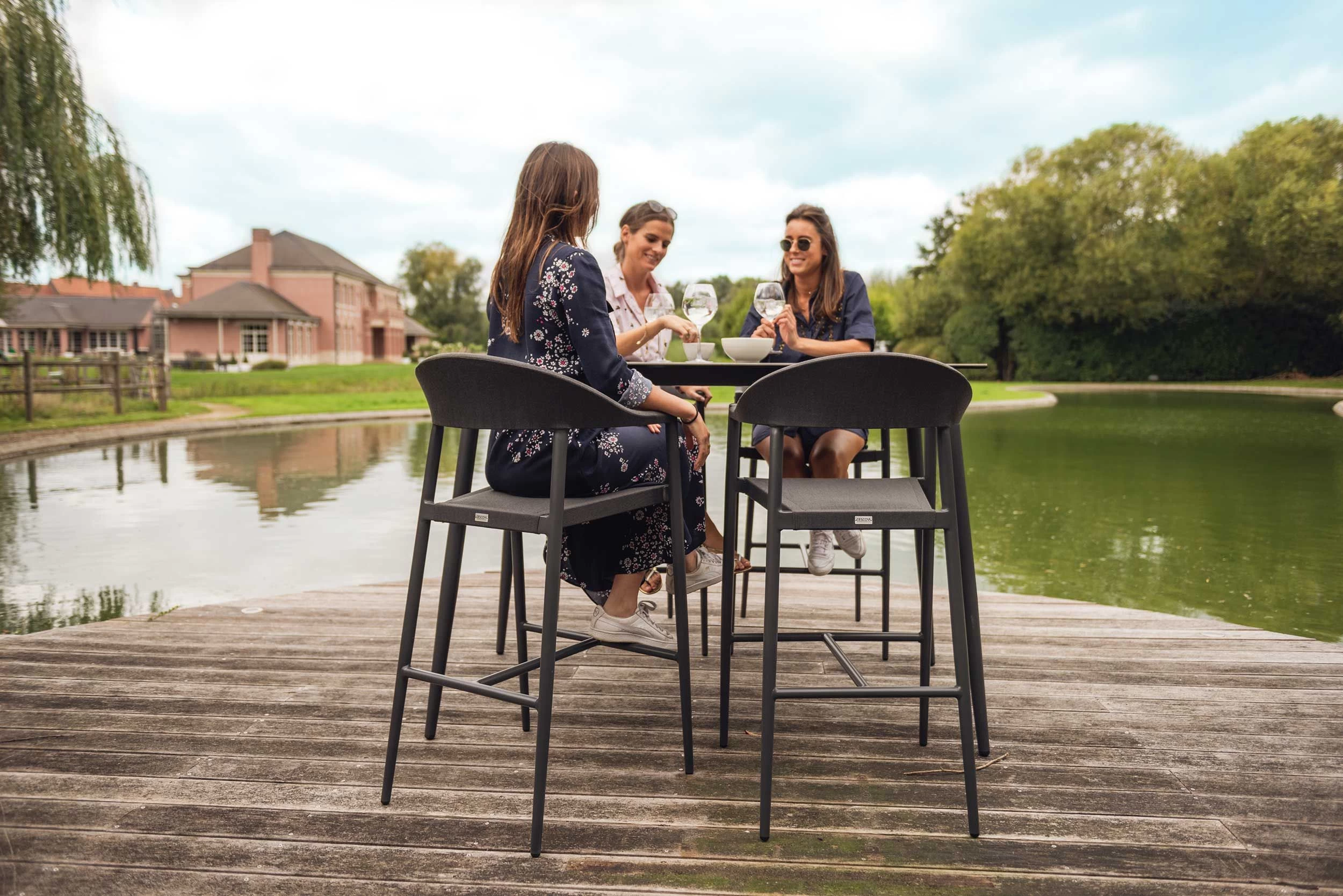 Barstoel Voor Buiten Mati - Donkergrijs - Afbeelding 3