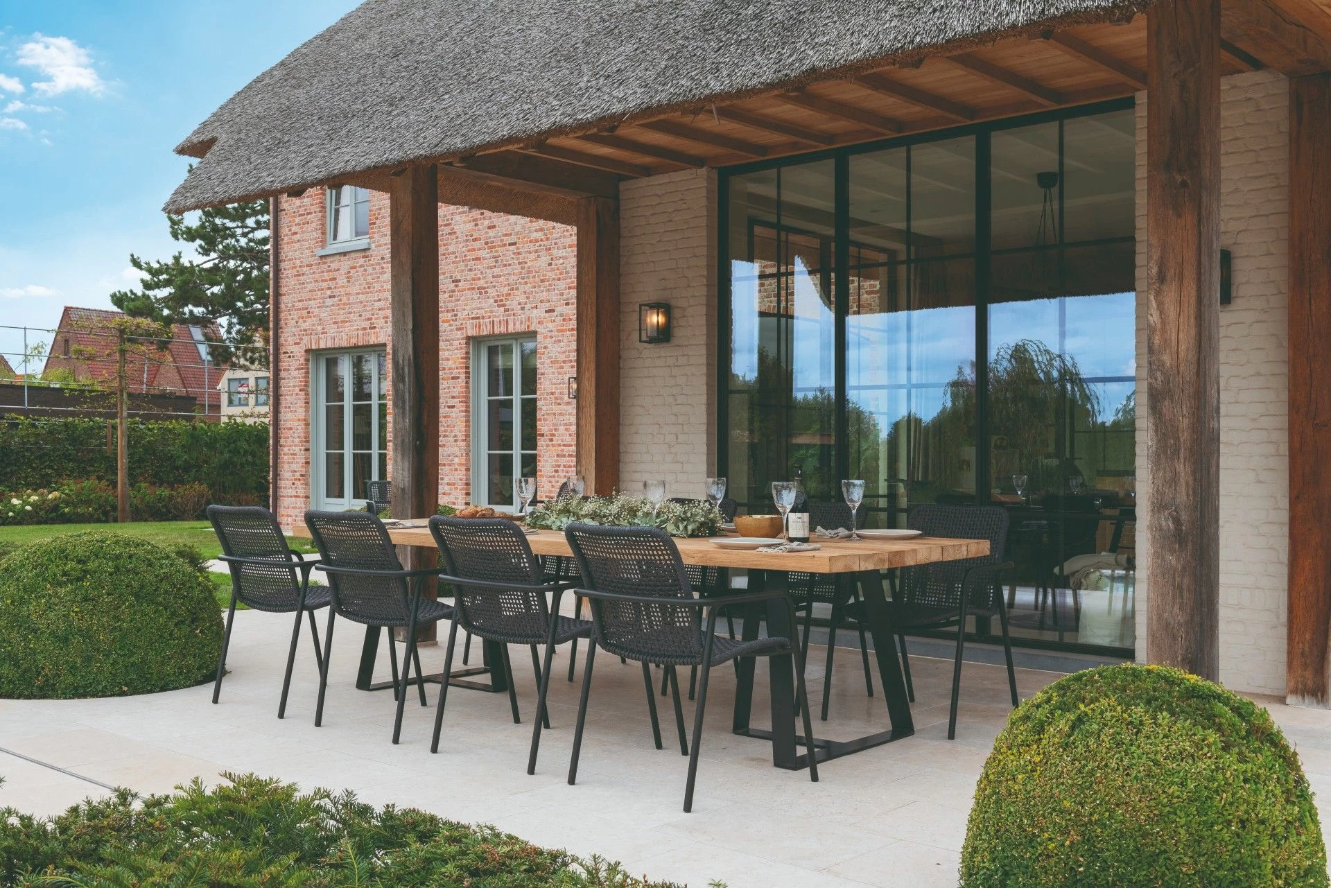 Tuintafel Margarite 250x110 - Teak - Afbeelding 3