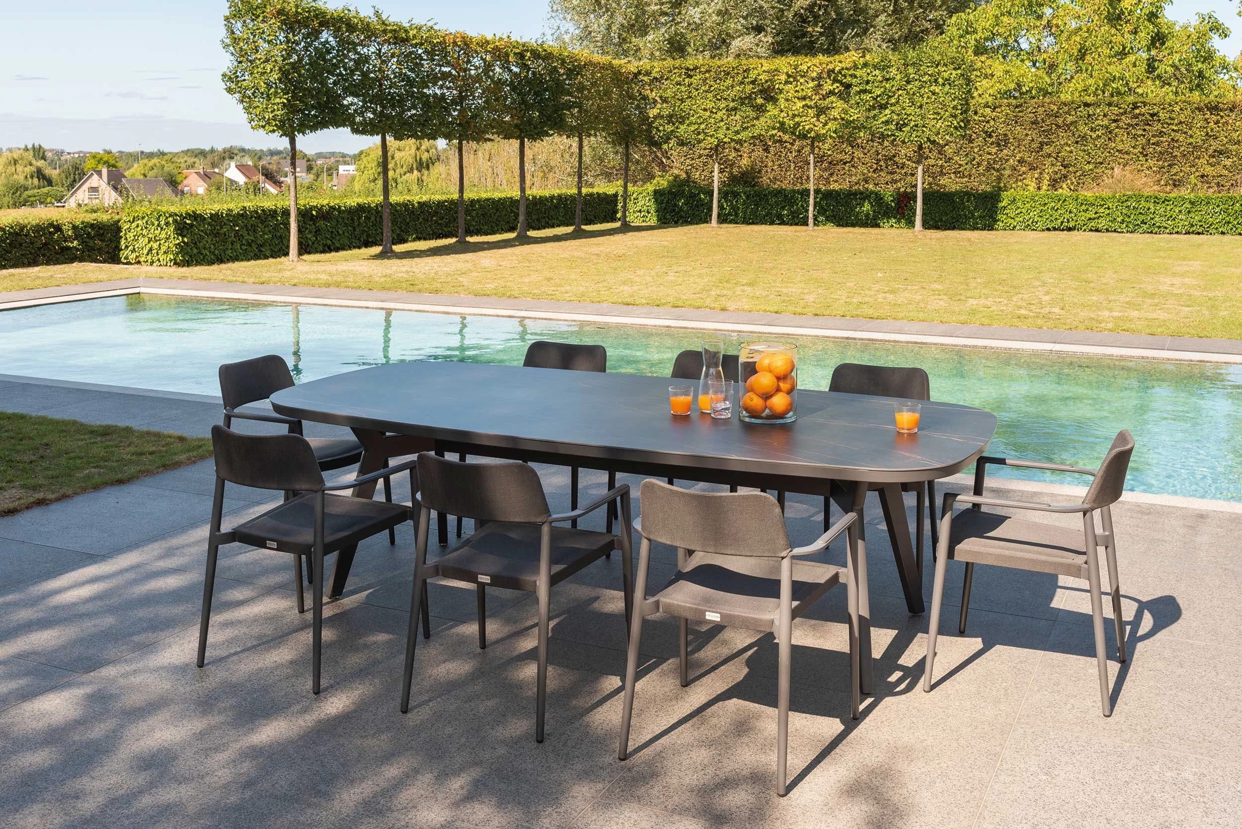 Tuintafel Ghana - Antraciet/zwart - Afbeelding 7