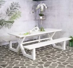 Picknicktafel Nick - Wit