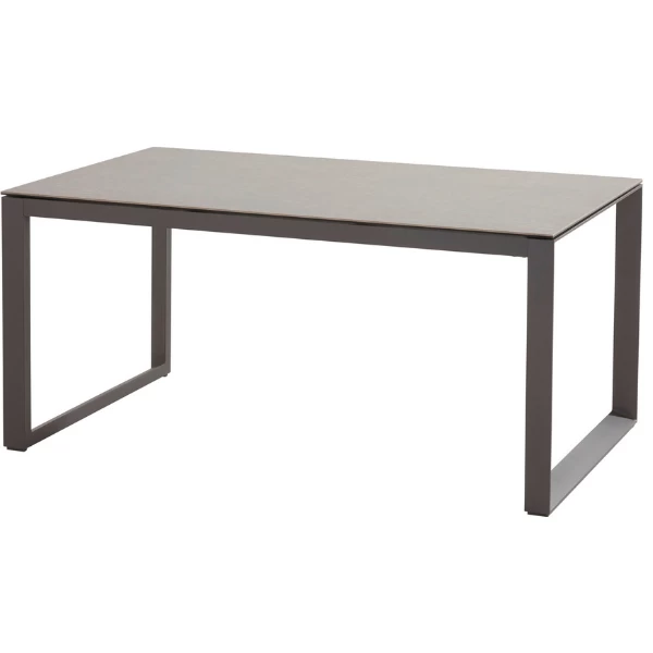 Tuintafel Herbert 160x95cm - Antraciet