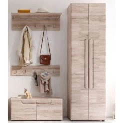 Garderobecombinatie Malea | 168 X 38 X 188 Cm | San Remo Oak Light