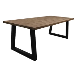 Tuintafel Lunas 220x100 - Bruin/zwart