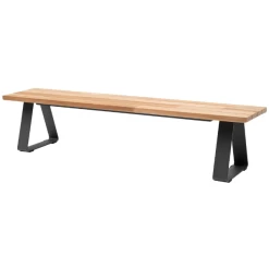 Tuinbank Bastina 200x40cm - Naturel/antraciet