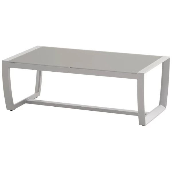 Salontafel Voor Buiten Maurus 110x60cm - Wit/grijs