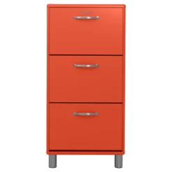 Schoenenkast Malibu 121,5 Cm 3 Vakken - Rood