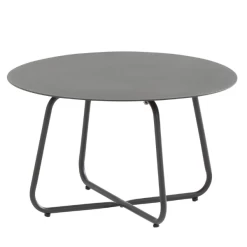 Salontafel Voor Buiten Dale 58cm Aluminium En Rvs - Antraciet