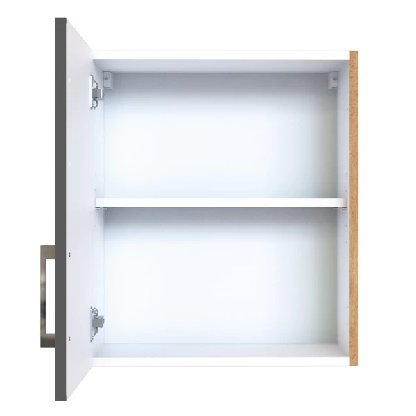 Keukenhangkast Sorrella 50cm 1 Deur - Antraciet/eik - Afbeelding 8