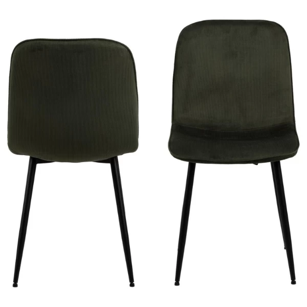 Eetkamerstoel Delmy - Olijfgroen - Afbeelding 9