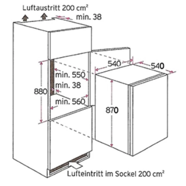 Kitchenette Ragnar 310cm Met Ruimte Voor Magnetron, Koelkast, Oven En Vaatwas - Hoogglans Wit - Afbeelding 8