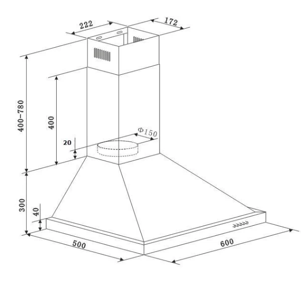 Kitchenette Ragnar 290cm Met Oven - Hoogglans Antraciet - Afbeelding 9