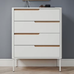 Ladekast Switch 102 Cm 4 Lades - Wit