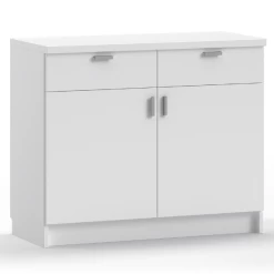 Onderkast Fizz 2 Draaideuren, 2 Lades-wit