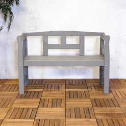 Tuinbank Met Rugleuning Walt - Grijs