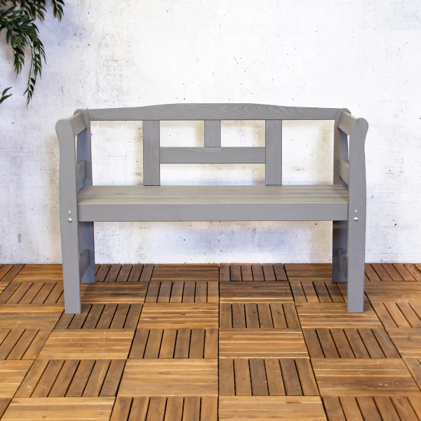 Tuinbank Met Rugleuning Walt - Grijs