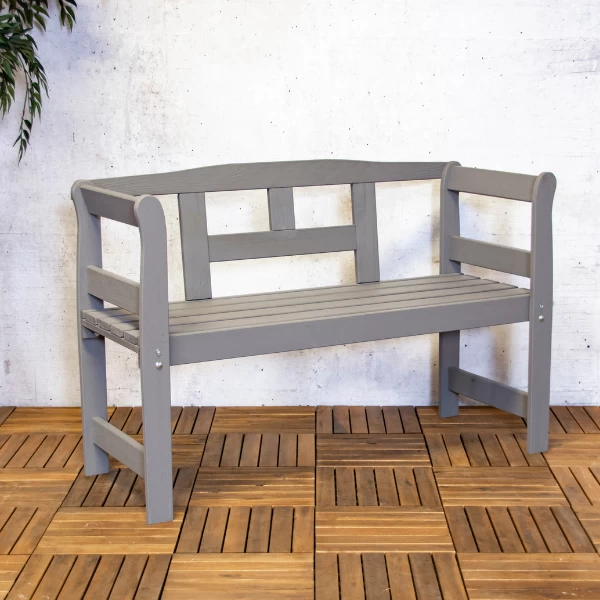 Tuinbank Met Rugleuning Walt - Grijs - Afbeelding 3