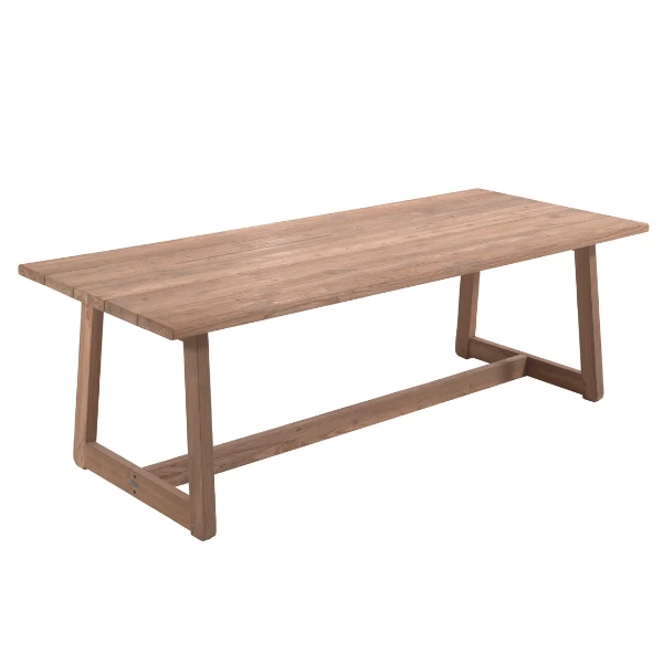 Tuintafel Isabella 250x100cm Gerecycleerd Teakhout