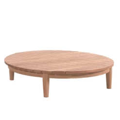 Salontafel Voor Buiten Mezzaluna 90cm - Teakhout