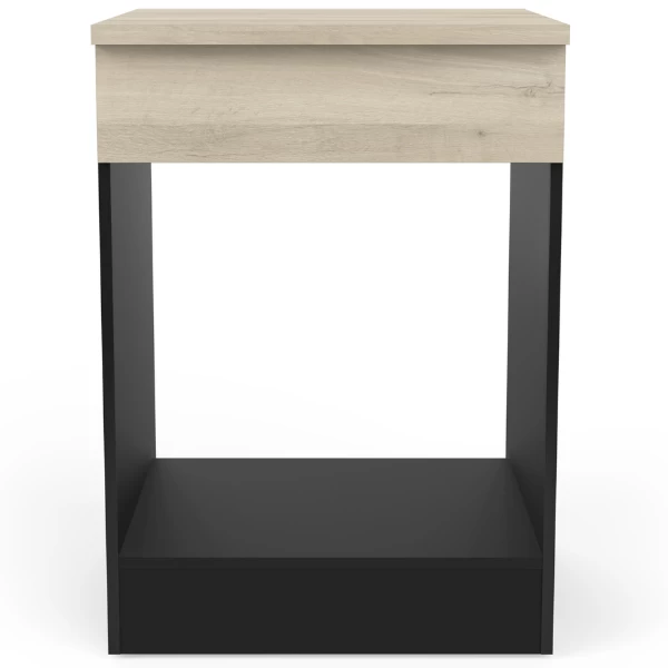 Onderkast Voor Fornuis Romanie 60 Cm-Kronberg Eik/matzwart - Afbeelding 4