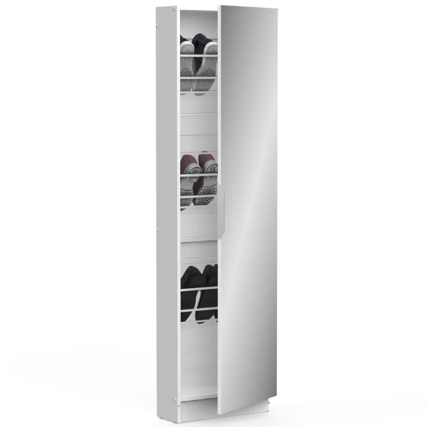 Schoenenkast Zayah-mat Wit - Afbeelding 4