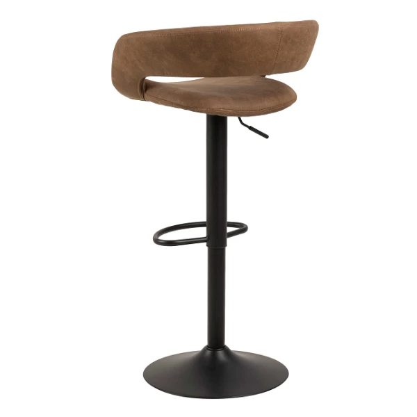 Barstoel Dusty - Bruin/zwart - Afbeelding 7