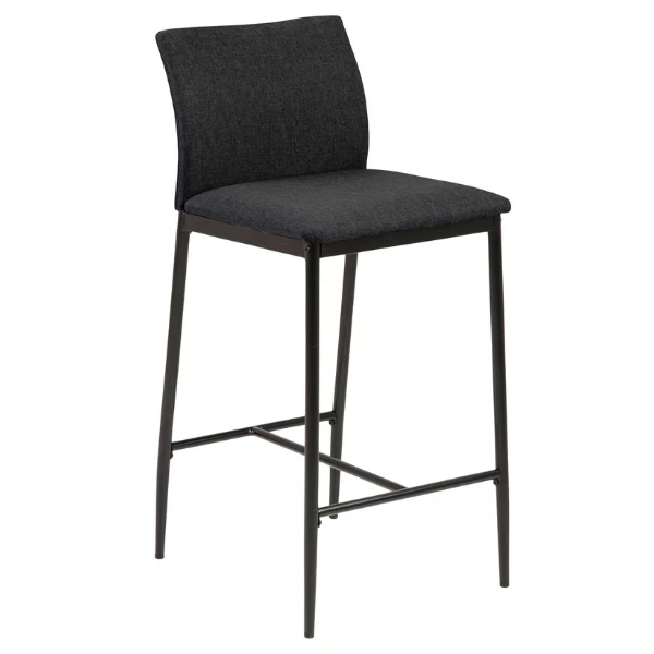 Barstoel Darren - Grijs/zwart - Afbeelding 8