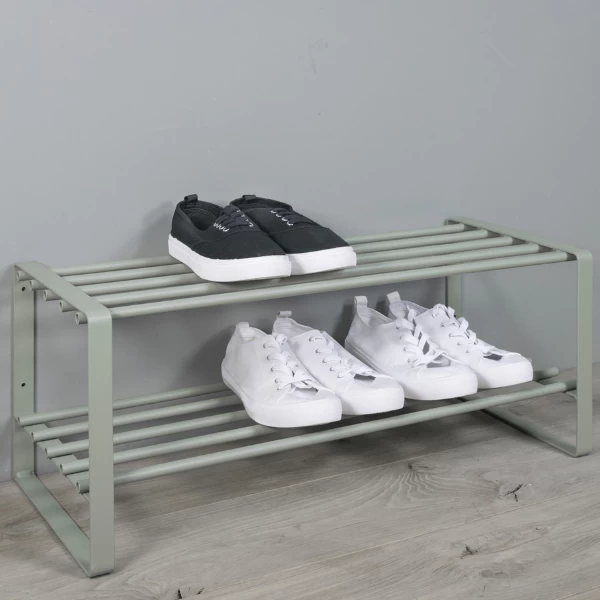 Schoenenrek Rayna 2 Legplanken-pastelgroen