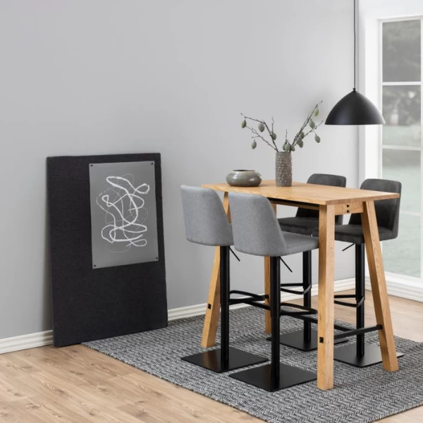 Verstelbare Barstoel Avanja - Antraciet/zwart - Afbeelding 7