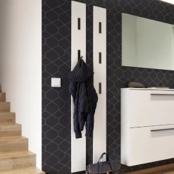 Wandkapstok Jonas Met Drie Haken - Wit