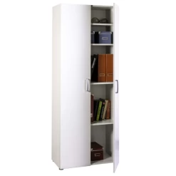 Opbergkast Facto Met Twee Deuren - Wit