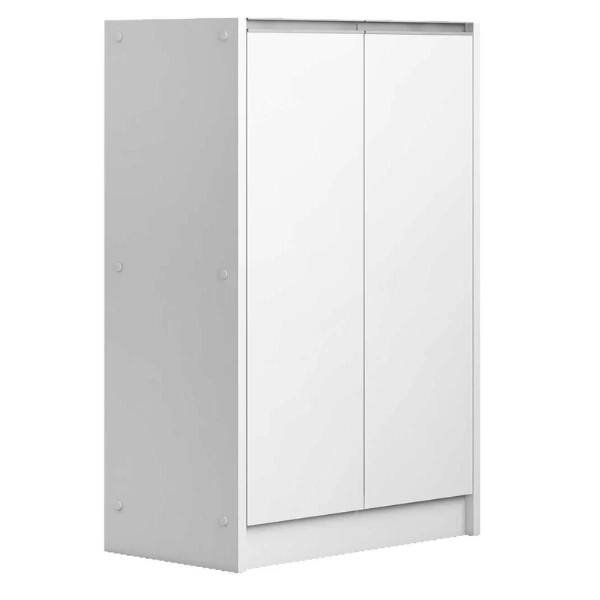 Lilly Schoenenkast: Wit 2-deurs H-H 90xB-L 60xD-P 35cm". - Afbeelding 9