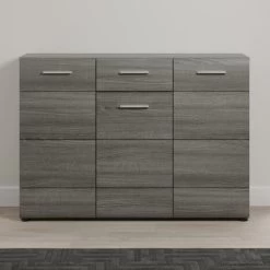 Dressoir Line | 120 X 35 X 86 Cm | Smoky Silver-design