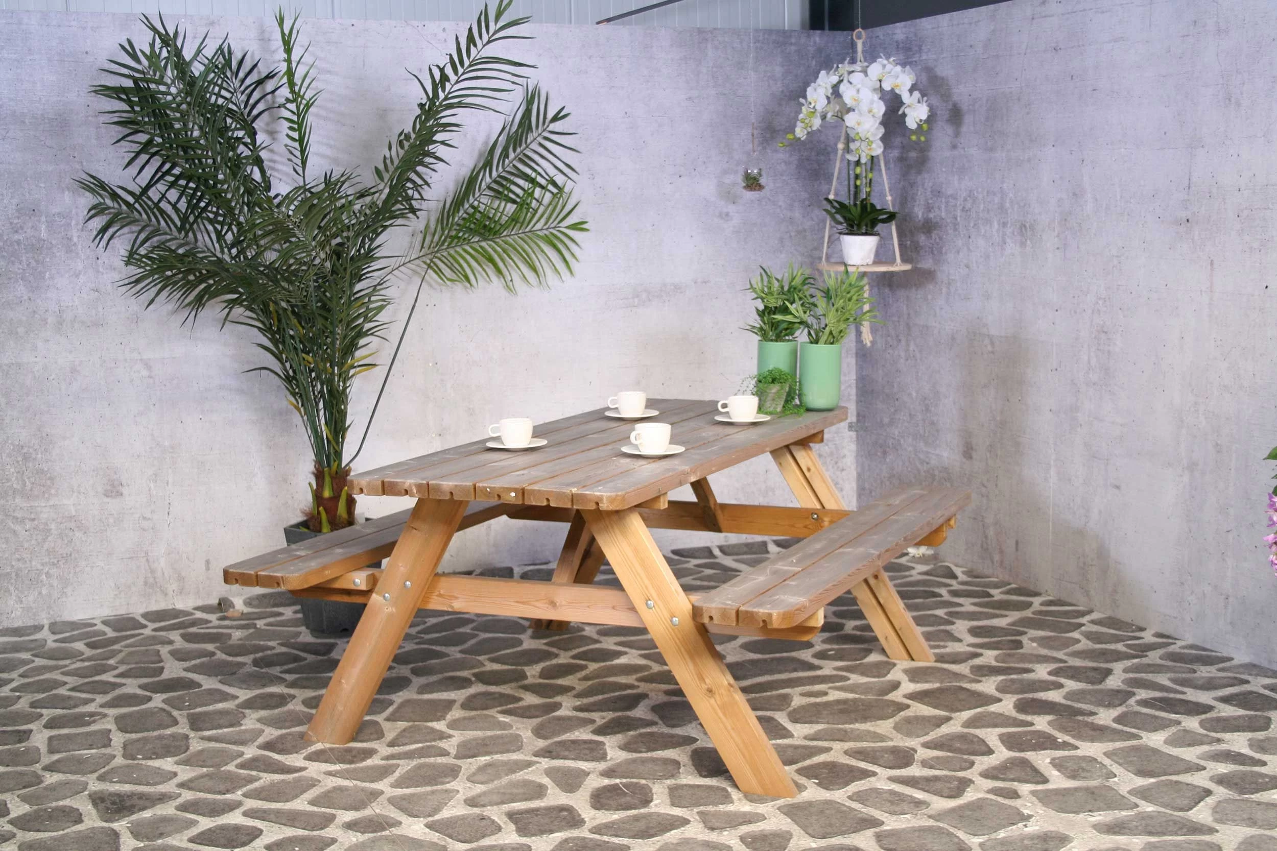 Picknicktafel Oslo 177cm - Afbeelding 2