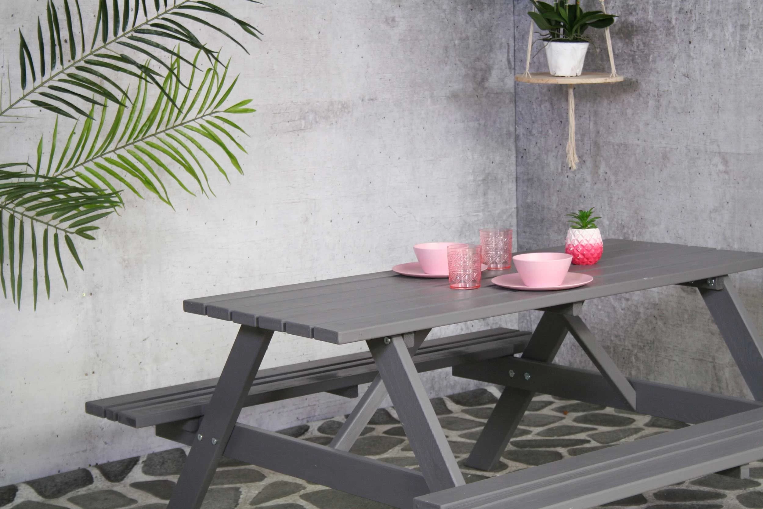 Picknicktafel Rachel - Grijs - Afbeelding 2