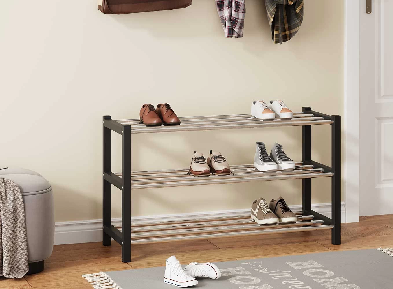 Schoenenrek Sam Metaal - Zwart - Afbeelding 4
