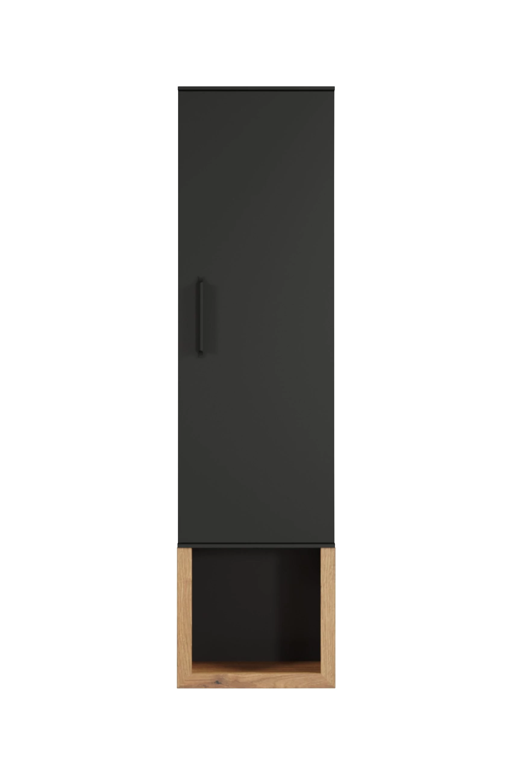 Wandkast Synnax | 35 X 28 X 133 Cm | Anthracite Oak - Afbeelding 11