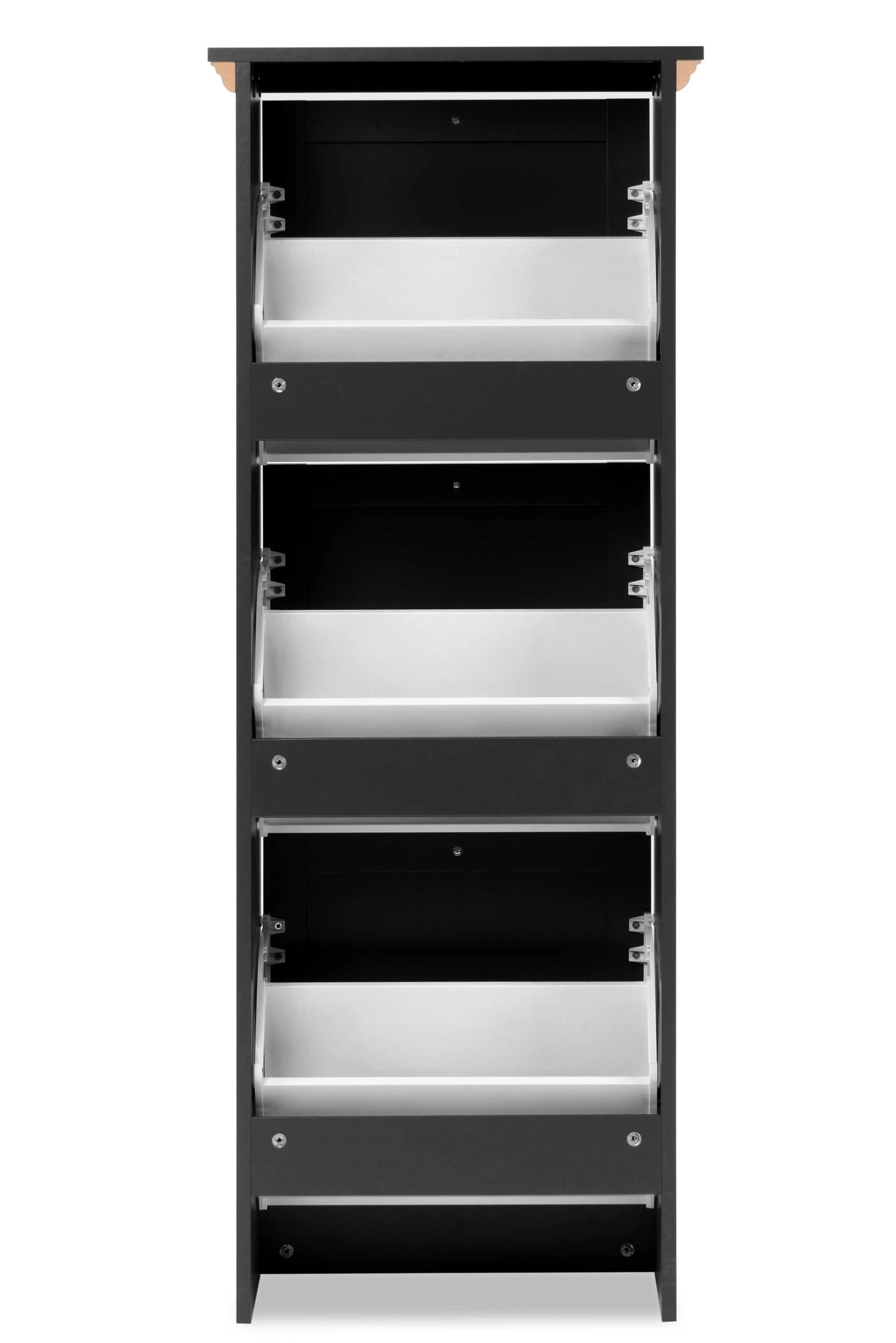 Schoenenkast Vieri 50cm 3 Deuren - Antraciet - Afbeelding 6