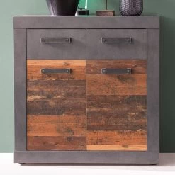 Opbergkast Indy | 82 X 37 X 86 Cm | Old Wood-decor